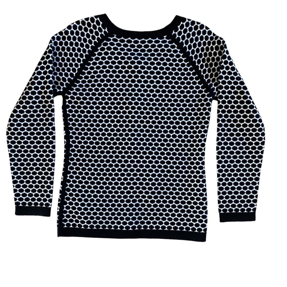 Pendleton Reversible Polka Dot Cardigan Sweater B… - image 7